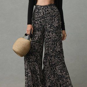 NWT Anthropologie Florence Balducci Flowy Wide-Leg Pants, Size 6